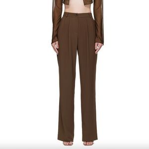 Mirror Palais brown trousers L